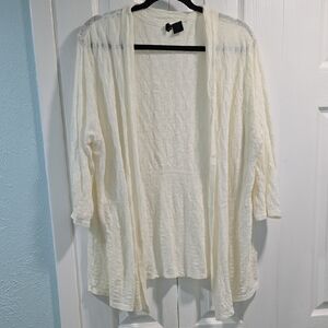 Jason Maxwell Ivory Knit Cardigan